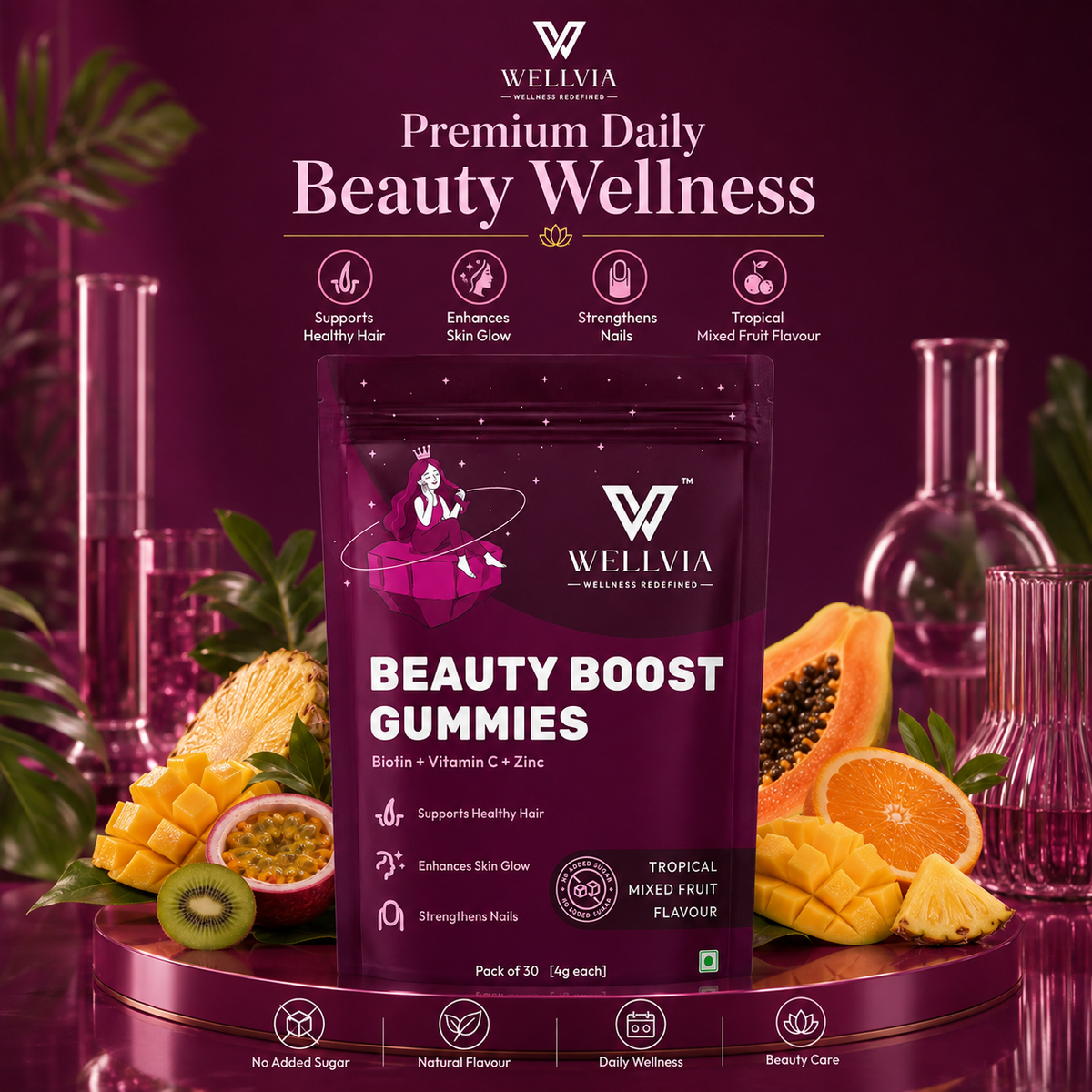 Beauty Boost Gummies USP - Wellvia