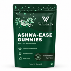 Natural Stress Relief Gummies - Ashwa Ease for Calm & Wellness