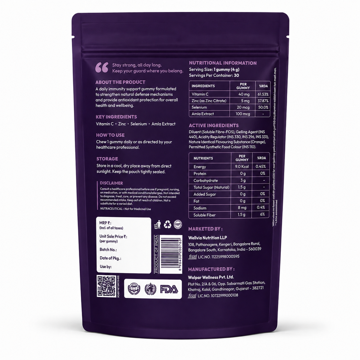Immunity Gummies - Shopwellvia
