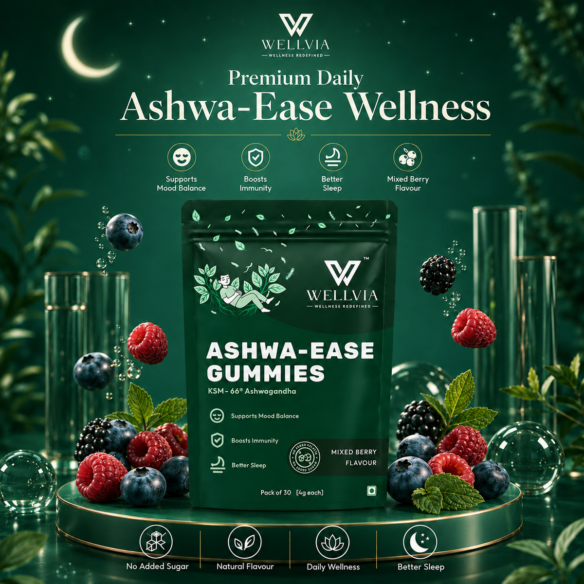 Ashwa Ease Gummies - Shopwellvia